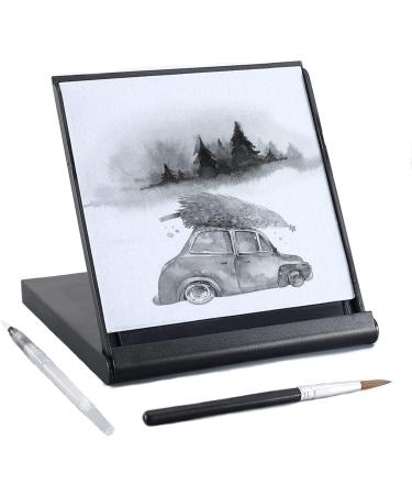 AOVOA Mini Water Drawing Board - Inkless Zen Meditation for Drawing, Painting & Writing - Portable Travel Size with 2 Water Brushes - Buy Online on GoSupps.com