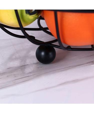 Fruit Bowl Iron 2-Layer Storage Basket Fruit Plate Tray Kitchen Bowl Decoration Dessert Rack Snack Storage Box - Buy Online on GoSupps.com