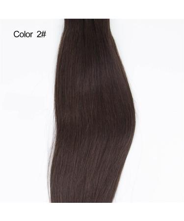 Remeehi Hair Extensions 41 cm (16 inches) - 2# Dark Brown | Premium Quality & International Shipping - Buy Online on GoSupps.com