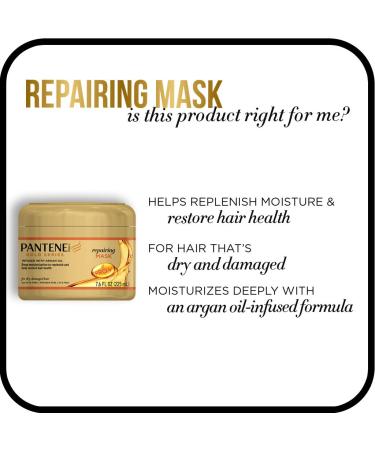 Pantene Pro-V Gold Series Repairing Mask for Ethnic and Curly Hair Care - 1.7 Fl Oz - Buy Online on GoSupps.com