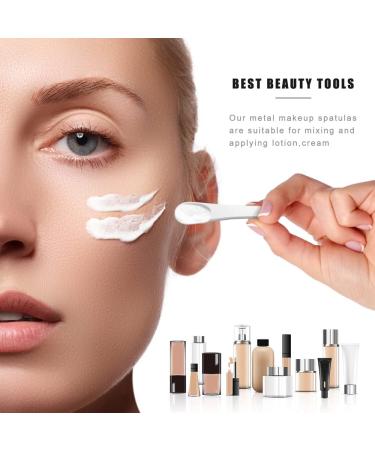 9 Pcs Mini Metal Makeup Spatula Set for Beauty Skincare - Facial Cream Mixing Spatulas in Gold, Silver, Rose Gold - Buy Online on GoSupps.com