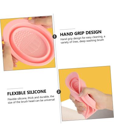 Housoutil Cleanser of Makeup Brush Makeup Brush Stand Cosmetics Brush Cleaning Makeup Brush Scrubber Make up Brush Makeup Brush Cleaning Scrubber Dry Cleaning Machine Silica Gel Eyelash - Buy Online on GoSupps.com