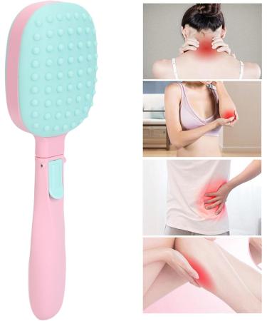 Double-Sided Shiatsu Hammer Massager | Deep Tissue Relief for Back Neck Legs & Shoulders - Stretchable Handle for Ultimate Comfort - Buy Online on GoSupps.com