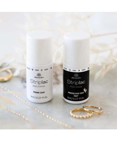 Alessandro Striplac Peel or Soak Prime Coat for Feet - Vegan Nail Protection - 8ml - Pre-Manicure Essential - Buy Online on GoSupps.com
