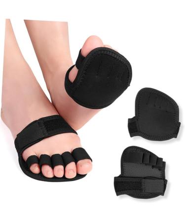 NOLITOY 4 Pairs Dance Yoga Mat Beach Cooler Adjustable Forefoot Cushions - Anti-Slip Toe Cap Covers & Straps for Women - Buy Online on GoSupps.com