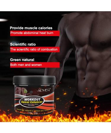 Sweat Workout Enhancer Gel - Hot Cream Cellulite & Fat Burner for Women and Men - Weight Loss Slimming Abdomen Leg Body Waist Shaping - Deep Tissue Massage & Muscle Relaxer (7.05 oz) ALIVER - Buy Online on GoSupps.com