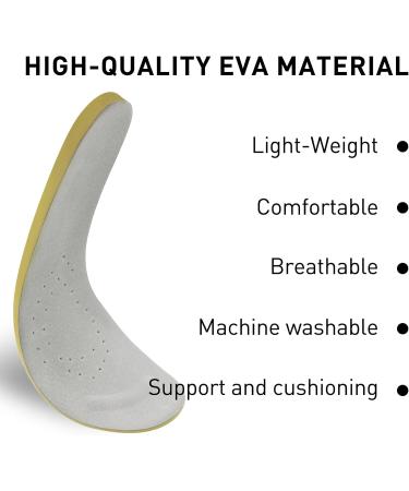 Replacement Shoe Insoles for Hey Dude Wally Shoes - Comfortable Lightweight Footwear Inserts | Shock Absorbing (US Men 11-EU 44 - Buy Online on GoSupps.com