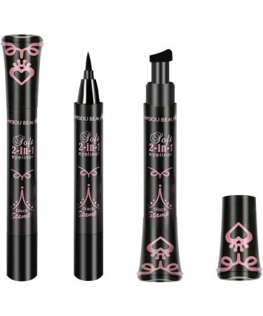 Dual Head Eyebrow - Eyebrow Stencil Stamp Eyebrow Eyeliner Pencil Long-Lasting Quick Drying Waterproof Double Tip for Sensitive Eyes and Defined Eyebrows Shakven Green - Buy Online on GoSupps.com