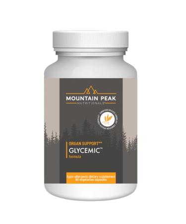 Mountain Peak Nutritionals Glycemic Formula - Organ Support Supplement - Supports & Promotes Metabolic Processes - Dietary Supplement (90 Vegetarian Capsules) 90 Count (Pack of 1)