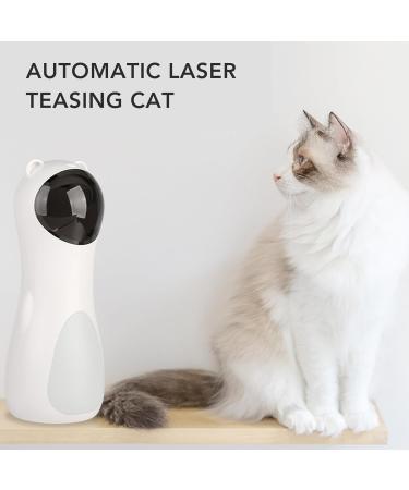 Automatic Cat Laser Toy Laser Rotation Gear Adjustment Fixed Point Laser Hand Held Mode Timing Function with Five Angles Dual Power Supply Mode for Indoor and Outdoor Use - Buy Online on GoSupps.com