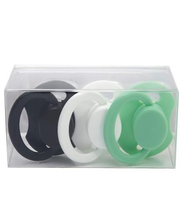 LittleForBig Bigshield Gen-II Large Pacifier 3 Pack - Black White Green - Buy Online on GoSupps.com