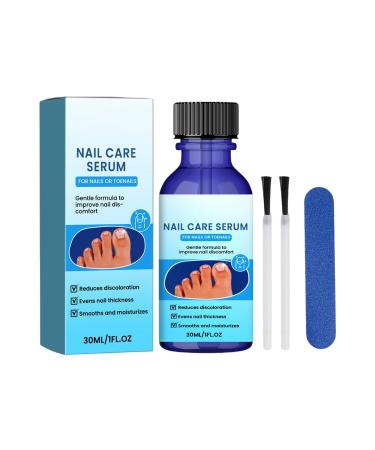 R paration ongles Renforceur hydratant claircissant 30 ml | S rum de manucure doux longue dur e | Traitement de soin cuticules pour les ongles pieds voyage quotidien matin et soir be