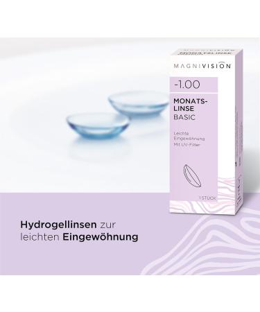 Buy Magnivision Monthly Soft Contact Lenses -3.75 dpt | Hydrogel & UV Filter for Sensitive Eyes Preservative-Free - Buy Online on GoSupps.com