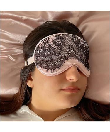 Elegant Silk & Satin Sleep Masks for Women | Adjustable Lace Blindfolds | Perfect Mother's Day Gift in Pink - Buy Online on GoSupps.com