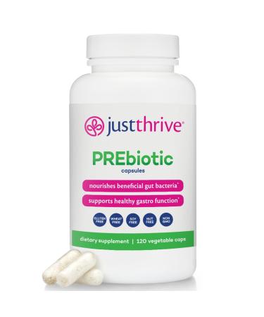 Just Thrive PREbiotic Capsules - Prebiotic Blend for Gut Health and Immune Support 120 Caps