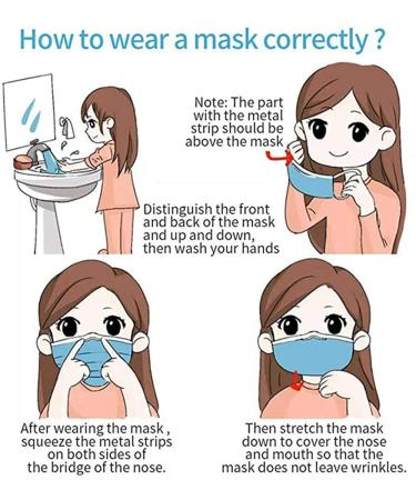 Kids 3 Ply Disposable Face Masks - 50PCS Pink Cat Print | Earloop Children's Protective Mask - Buy Online on GoSupps.com