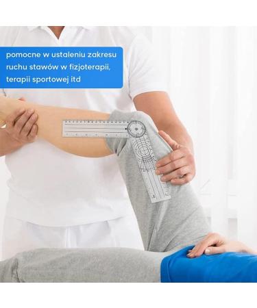 Xeodaun 4 Pieces Goniometer Physiotherapy 360 Degree Rotation Protractor Physiotherapy PVC for Physiotherapy Sports Therapy - Buy Online on GoSupps.com