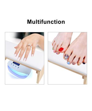 Yisinuoo Professional Microfiber Leather Nail Arm Rest Cushion - White - Buy Online on GoSupps.com