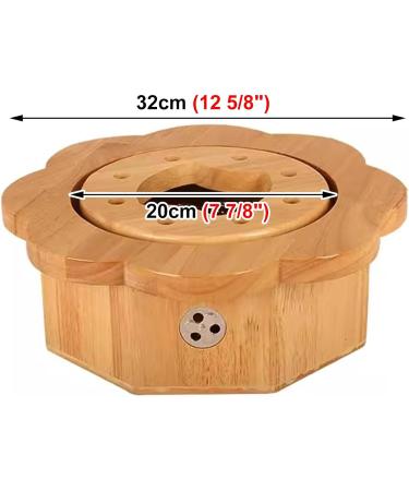 Ener Moxa Box - Portable Wooden Moxa Cone Burner for Therapy Meditation & Yoga - Alternative Acupuncture Solution - Yogam Pillow - Buy Online on GoSupps.com