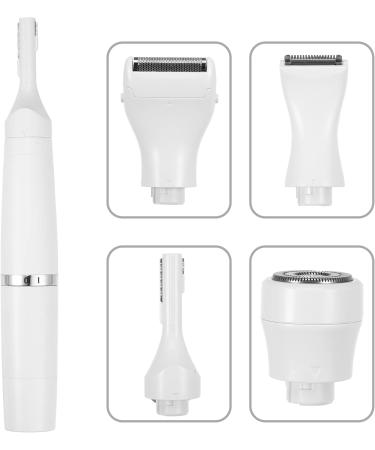 Buy VOCOSTE 4-in-1 Electric Shaver for Women - Body Hair Removal Set in White | International Shipping - Buy Online on GoSupps.com
