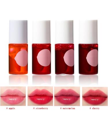 Mini Lip Stain Waterproof Lip Tint 3 in 1 Lip and Cheek Tint Mini Liquid Lipstick Moisturizing and Hydrating for Cheeks and Eyes (Apple 7.1ml) - Buy Online on GoSupps.com