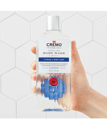 Cremo Cooling Citrus and Mint Leaf Body Wash 16 Fl Oz (2-Pack) - Buy Online on GoSupps.com
