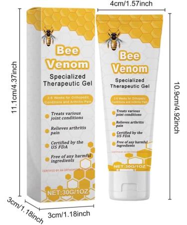 Bee Venom Cream Pain Relief Cream Reduce Pain Relieve Stiffness Muscle Sooting Cream for Joint Protection Discomfort Treatment Default - Buy Online on GoSupps.com