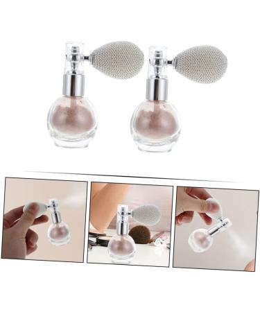Angoily 4 Pcs Spray Glitter Highlighters Mist Spray Bottle for Hair Makeup Powder Spray Tool Cosmetic Shine As Shown 2x2pcs 7.5x6cmx2pcs - Buy Online on GoSupps.com