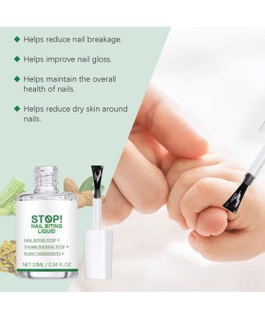 Stop nail biting nail biting prevention for children and adults stop biting nails for children and adults anti nail polish for children fingernail prevention - Buy Online on GoSupps.com
