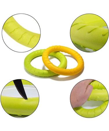 NA 2pcs Dog Toys Ring Outdoor Fitness Flying Discs Water Floating Dog Interactive Training Ring for Small Dog and Medium Dog - Buy Online on GoSupps.com