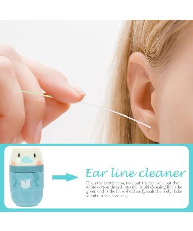 Ear Floss Earring Hole Cleaner - 240pcs Sky-Blue Piercing Aftercare Line - Buy Online on GoSupps.com
