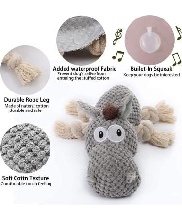 Sedioso Plush Dog Toys | Squeaky & Crinkle Toys for Large Medium & Small Breeds - Buy Online on GoSupps.com