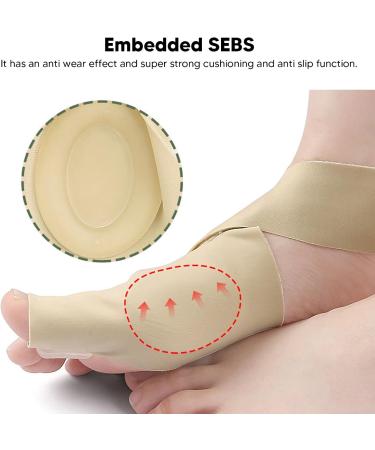 Comfortable Bale Cross Belt with Velcro Fastener | Bale Relief Sleeves & Bale Corrector for Night Use (Right Foot) - Shop Internationally - Buy Online on GoSupps.com