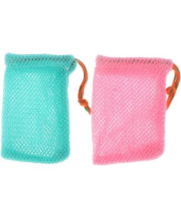 Kekafu Soap Saver Pouch - Exfoliating Mesh Soap Bags for Bar Soap | Shower Soap Holder for Women Men & Girls - Black - Buy Online on GoSupps.com