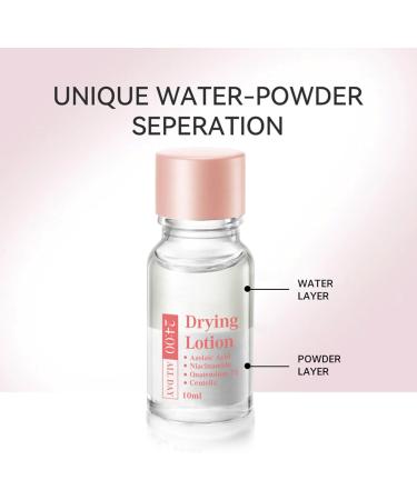  lisutupode Blemish Treatment - 10ml Dry Solution for pimples and moisturizers - Soothing beauty product to prepare makeup - Buy Online on GoSupps.com