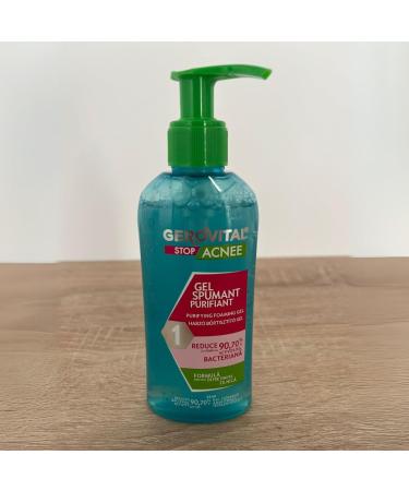 Gerovital STOP ACNE Purifying Foaming Gel - Salicylic Acid Acne Treatment for Clear Skin 150ml - Buy Online on GoSupps.com