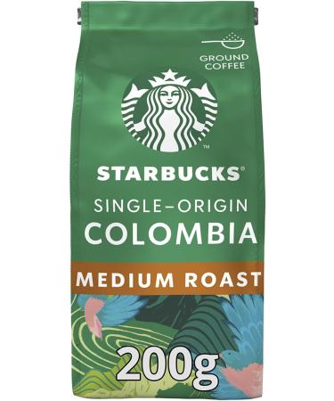 Starbucks Single-Origin Colombia Medium Roast Ground Coffee 200g - Buy Online on GoSupps.com