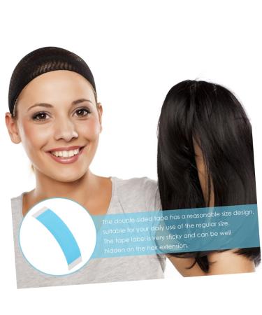 DOITOOL 23 Sheets Double Sided Wig Film Double-sided Tape Wig Tape Supply Lace Wig Hair Wig Tape Hair Extension Tape Strips Waterproof Wig Tape Sticker Glue Water Proof - Buy Online on GoSupps.com