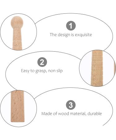 1 Set 3PC Wood Cabbage Massage Tools - Thai Massage Sticks & Tissue Massage Tool | Relaxing Gifts for Wellness - Buy Online on GoSupps.com