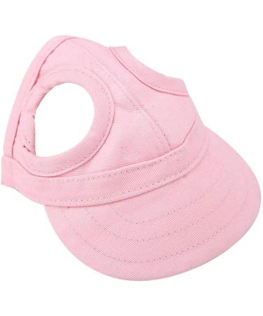 PSPSOP Eisable Dog Baseball Cap - Sun Protection Hat with Ear Holes for Outdoor Sports (Size S - Rosa) - Buy Online on GoSupps.com