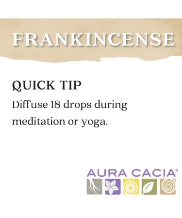 Aura Cacia Essential Oil, Meditative Frankincense, 0.5 Fluid Ounce, Packaging May Vary Frankincense 0.5 Fl Oz (Pack of 1) - Buy Online on GoSupps.com
