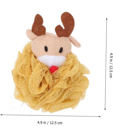2pcs Bath Ball Shower Puff & Loofah Set | Holiday Bath Scrubber & Back Scrubber | Premium Shower Sponge Pouf - Buy Online on GoSupps.com