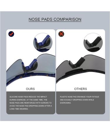 FAST STEP Sports Sunglasses - Unisex Polycarbonate Frame Cycling Glasses | UV400 Protection for Outdoor Activities - Buy Online on GoSupps.com