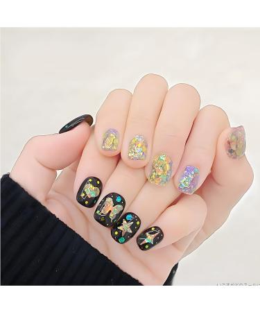 7 Boxes Luminous Nail Glitters Nail Sequins 7 Colours 3D Holographic Glitter Nail Flakes for Nail Art Decals Nail Glitter Sequins Nail Art Design Nail Decorations for Women Girls - Buy Online on GoSupps.com