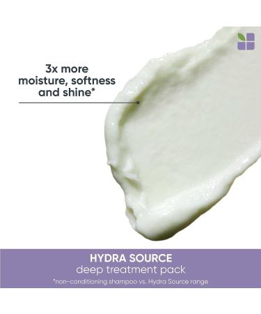 Biolage Hydra Source Deep Treatment Pack - Moisturizing Hair Mask with Aloe - 10.1 Fl. Oz - Buy Online on GoSupps.com
