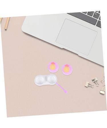 Solustre 5-Store Contact Lens Case - Travel-Friendly Container for Contact Lenses & Eye Accessories | Stylish & Functional Fruit Design - Buy Online on GoSupps.com