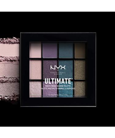 NYX Professional Makeup Ultimate Multi-Finish Shadow Palette - Smoke Screen 0.48oz | Buy Now for International Shipping - Buy Online on GoSupps.com