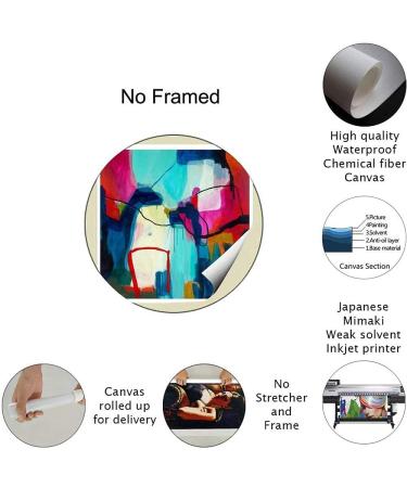 Vintage Black & White Hair Salon Poster - Unframed Canvas Wall Art for Barbershop & Home Decor (16x20inch - Buy Online on GoSupps.com