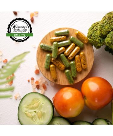 Remedy's nutrition Activated Charcoal | 1 000 mg 60 Vegan Capsules Dietary Supplement - Buy Online on GoSupps.com