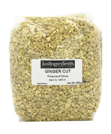JustIngredients Essentials Ginger Cut 500 g - Buy Online on GoSupps.com